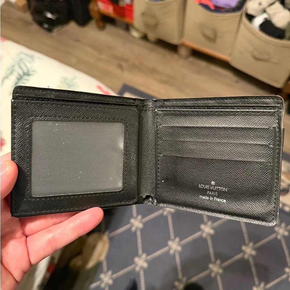 LV Checkered Wallet & Dockers Wallet Pair(Both Good Condition)